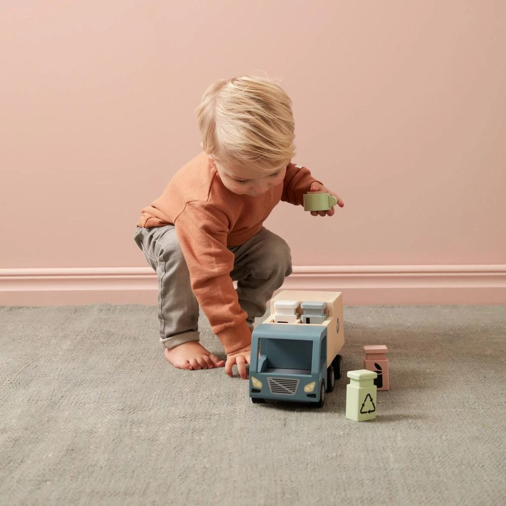 Kids Concept Kids Concept Garbage Truck - Grey 10
