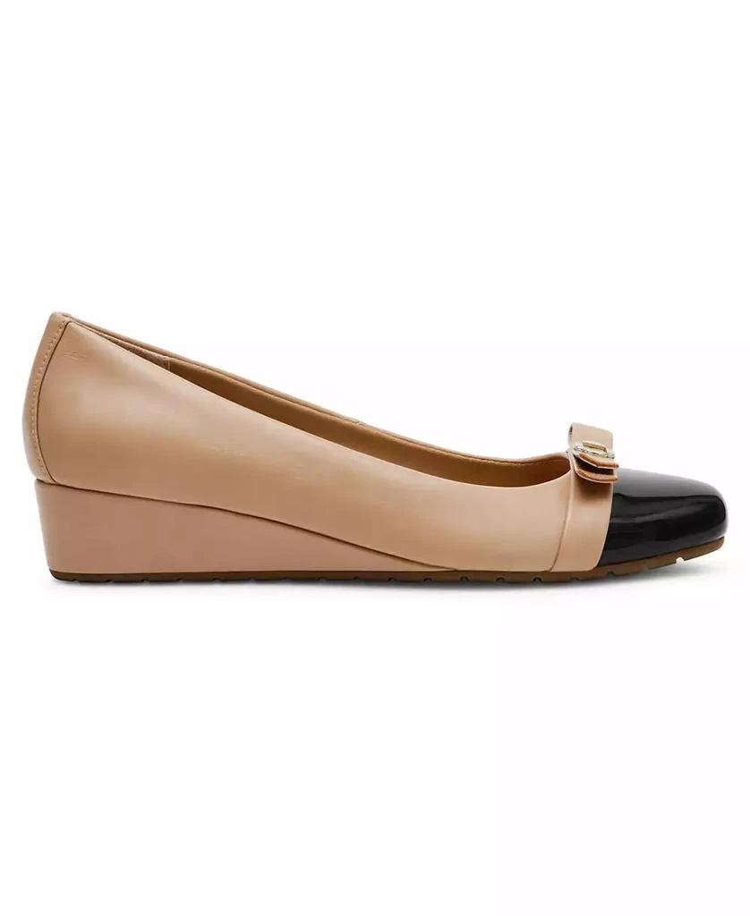 Anne Klein Women's Mesa Bow Detail Wedge Ballet Flats 9
