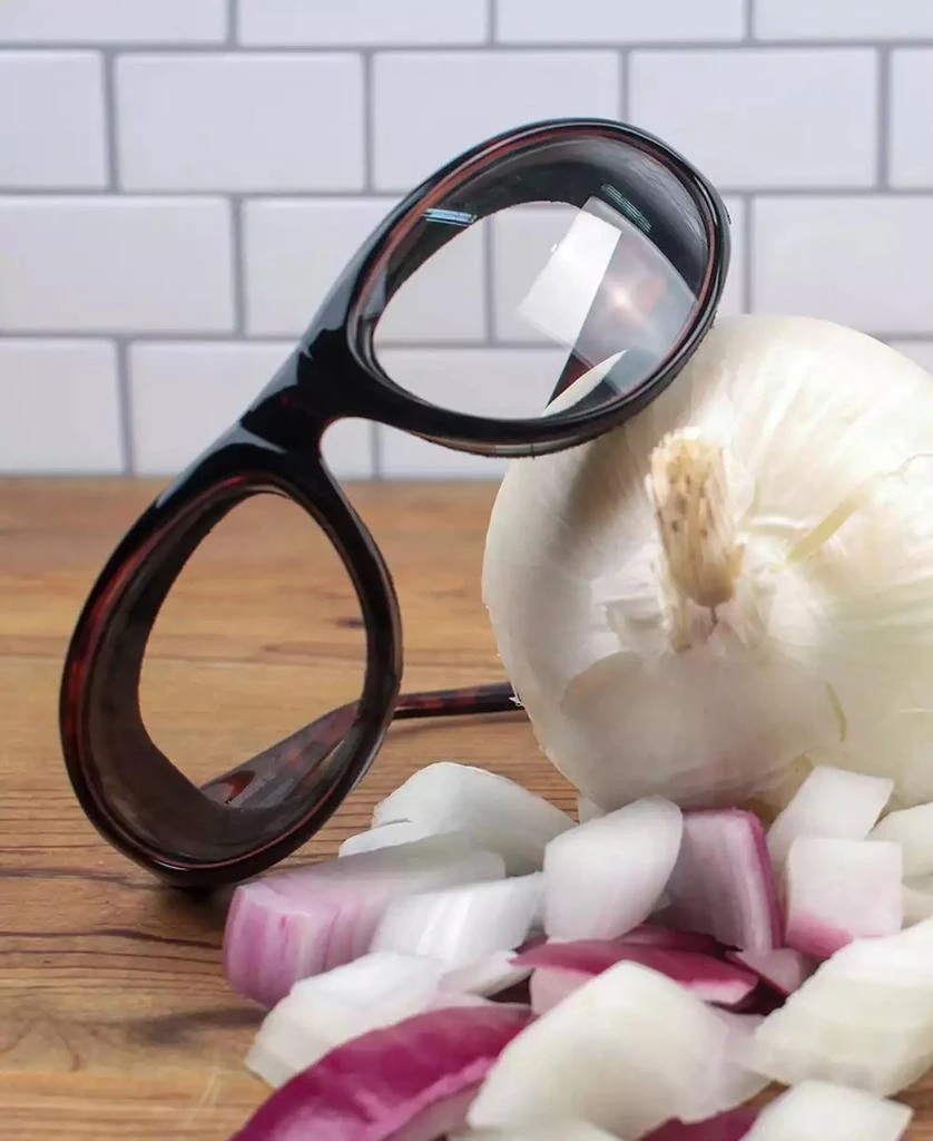 RSVP International 5.5" x 6.5" x 1.5" Onion Goggles - Tortoise 7