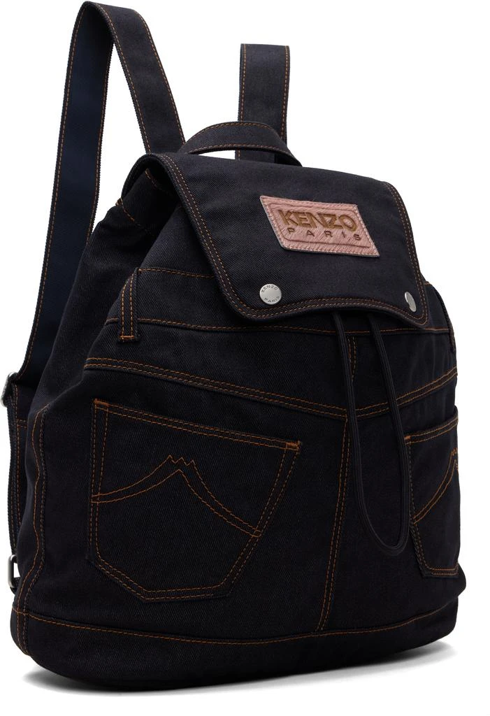 Kenzo Navy Kenzo Paris 
KENZO Five Pockets
 Backpack 2