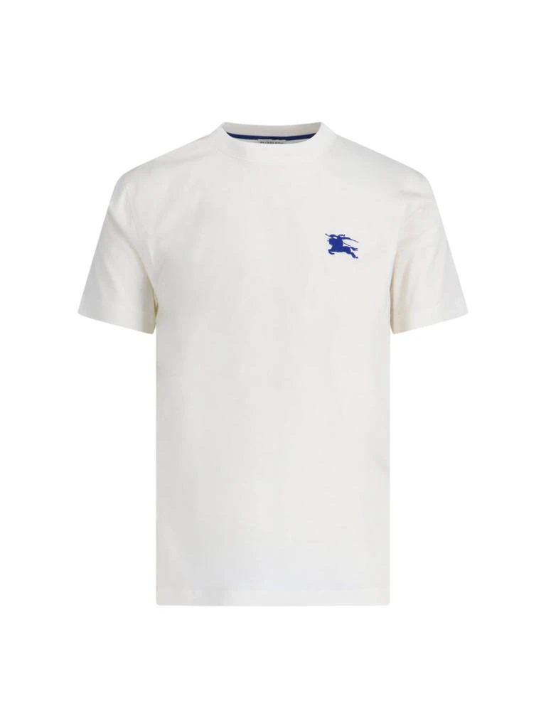 Burberry Burberry Equestrian Knight-Embroidered Crewneck T-Shirt 1