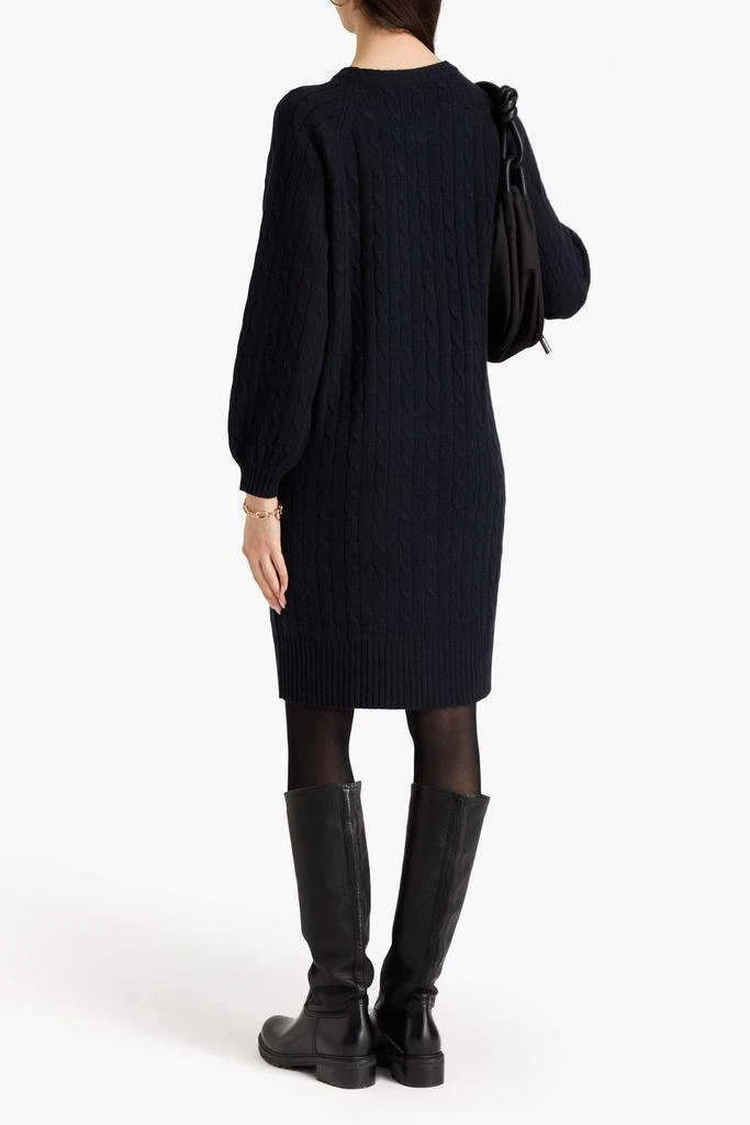 N.PEAL Cable-knit cashmere mini dress 3