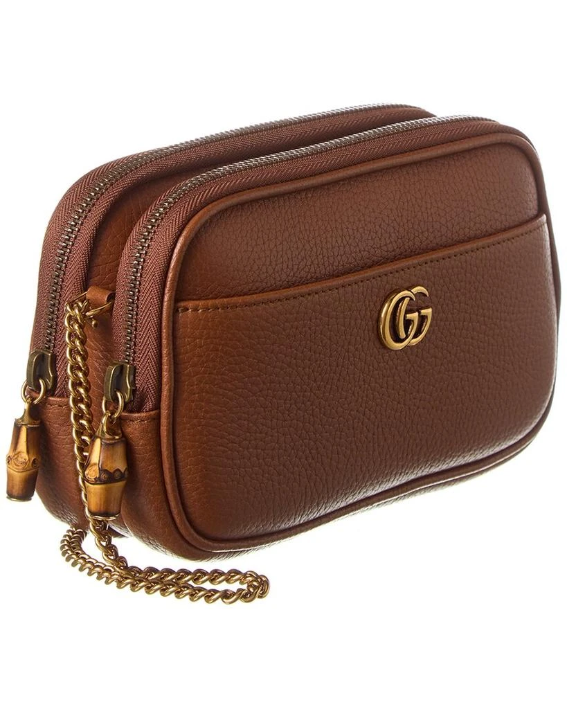 Gucci Gucci Double G Super Mini Leather Crossbody 3