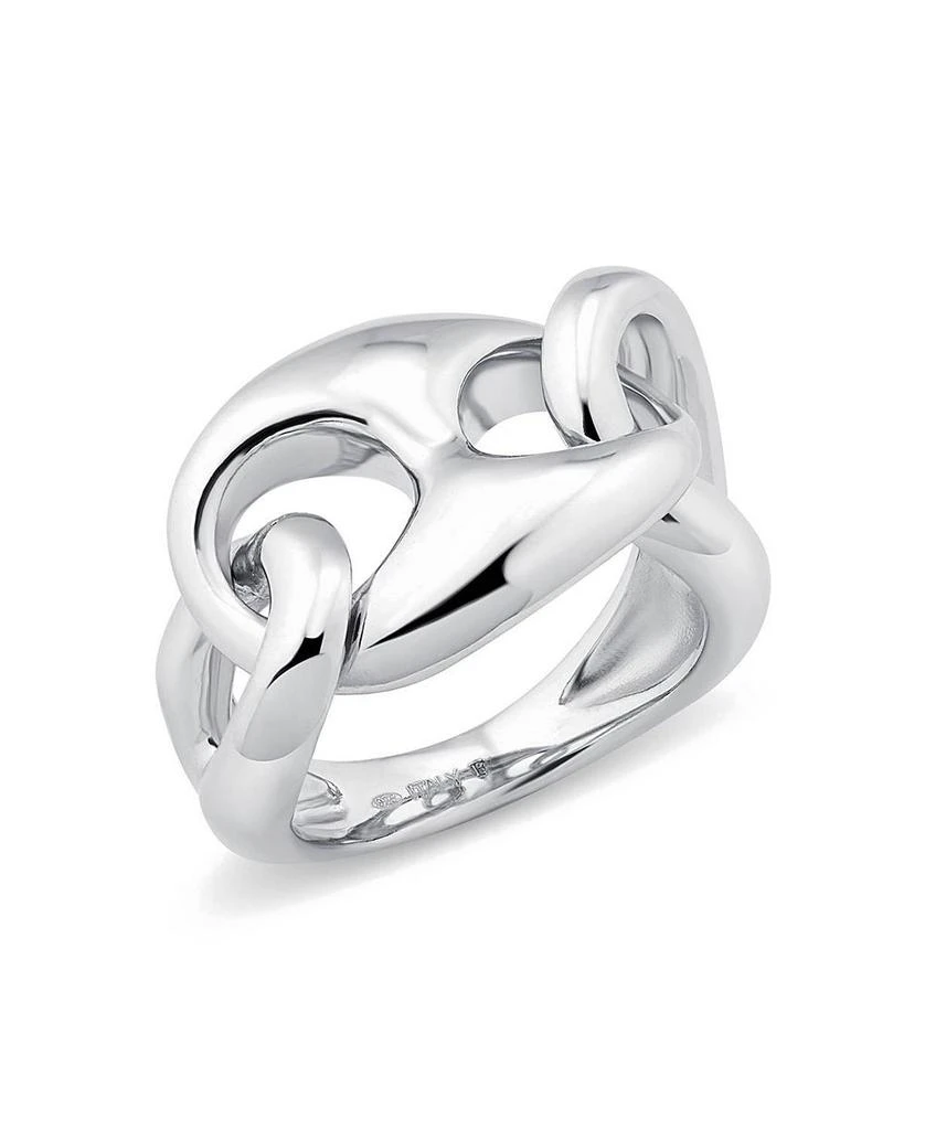 Oradina Sterling Silver Take Me There Mariner Ring 1