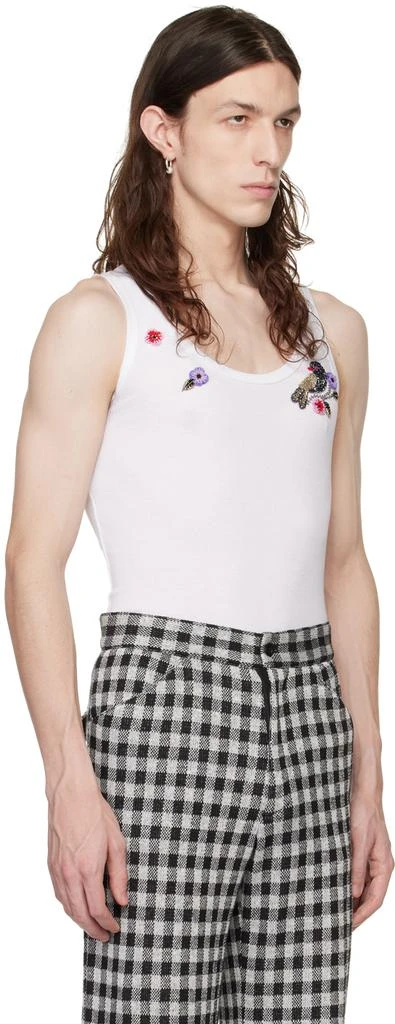 Anna Sui SSENSE Exclusive White Tank Top 2