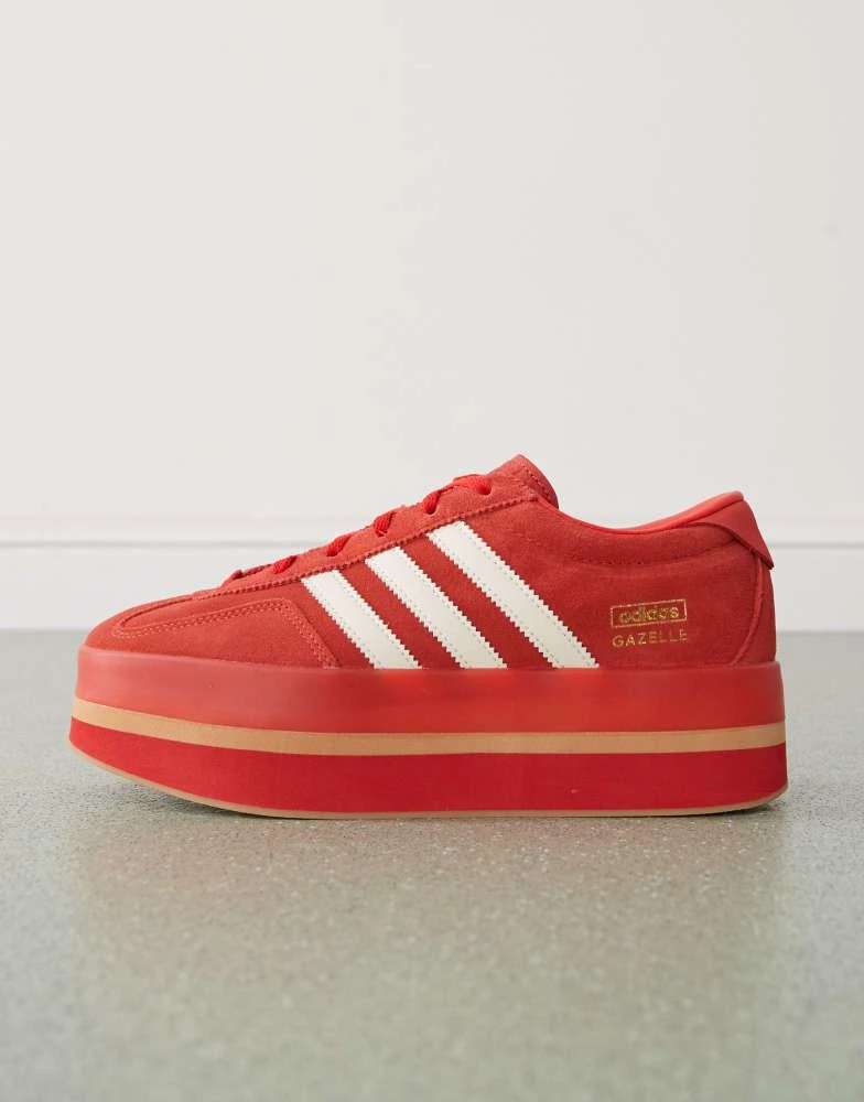 adidas gazelle silver green womens ADIDAS ORIGINALS GAZELLE INDOOR red sneakers for men and women  Pavidas