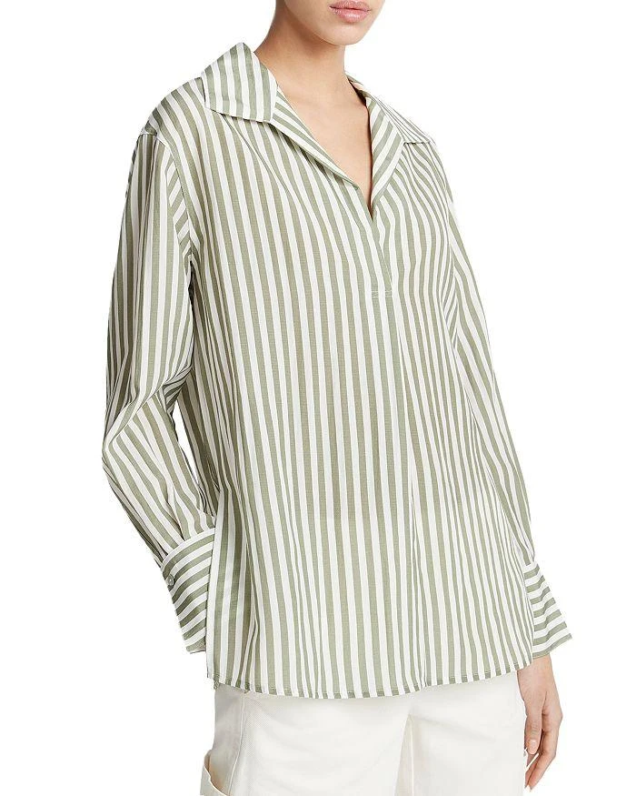 Vince Coast Striped V Neck Shirt 3