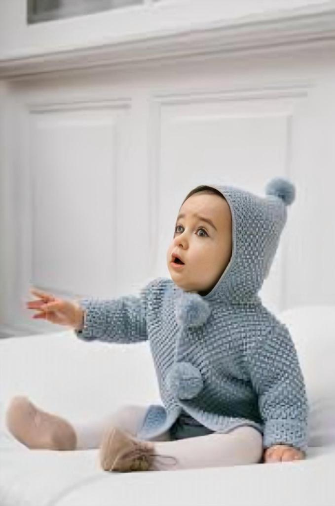 Paz Rodriguez Paz Rodriguez - Knit Newborn Coat Soño