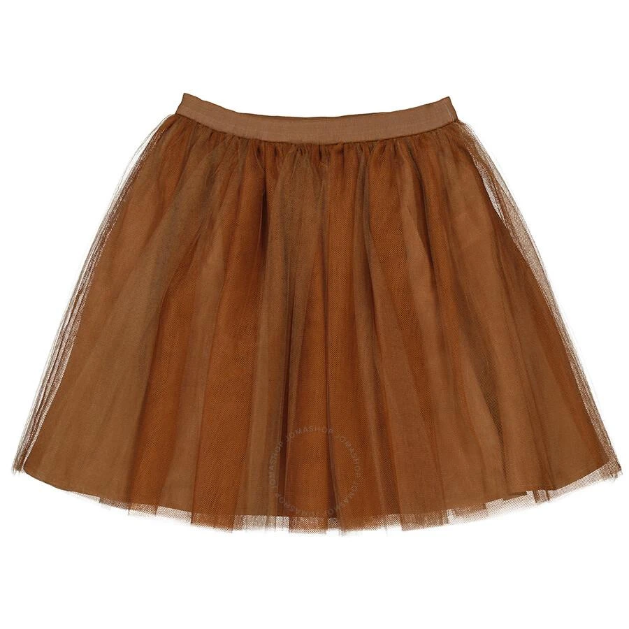 Bonpoint Girls Caramel Supple Tulle Skirt 2