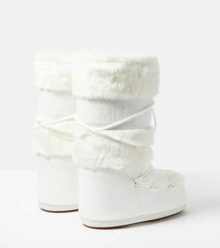 Moon Boot Icon faux fur-trimmed snow boots 3