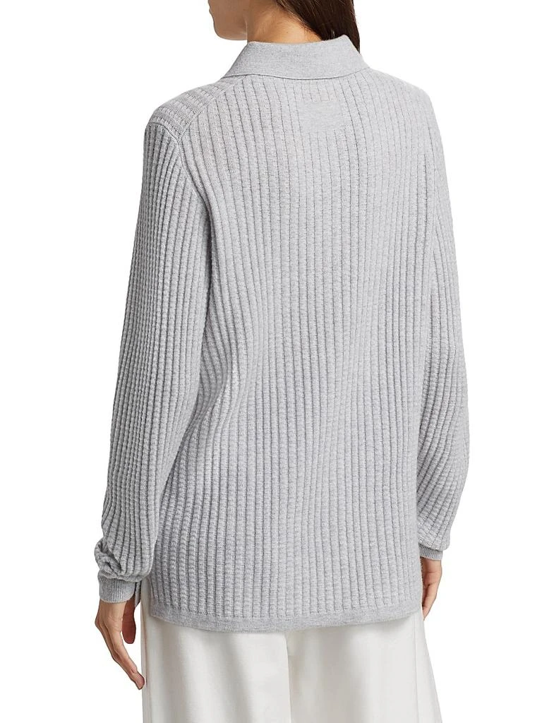 Guest in Residence Theo Waffle Cashmere Polo Sweater 5
