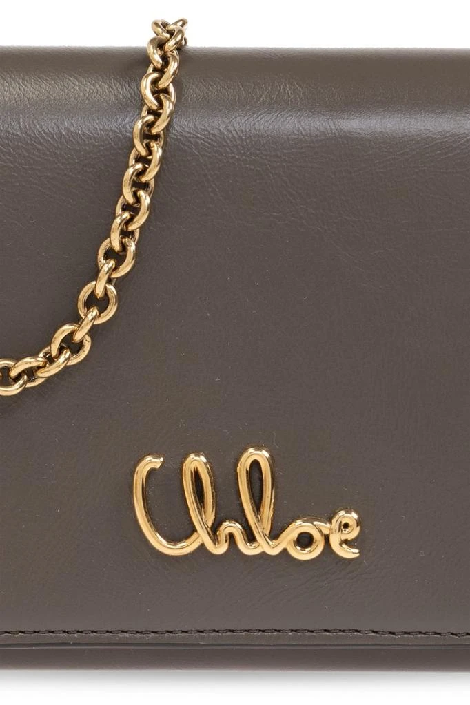 Chloé Chloé Iconic Flap Wallet On Chain 5
