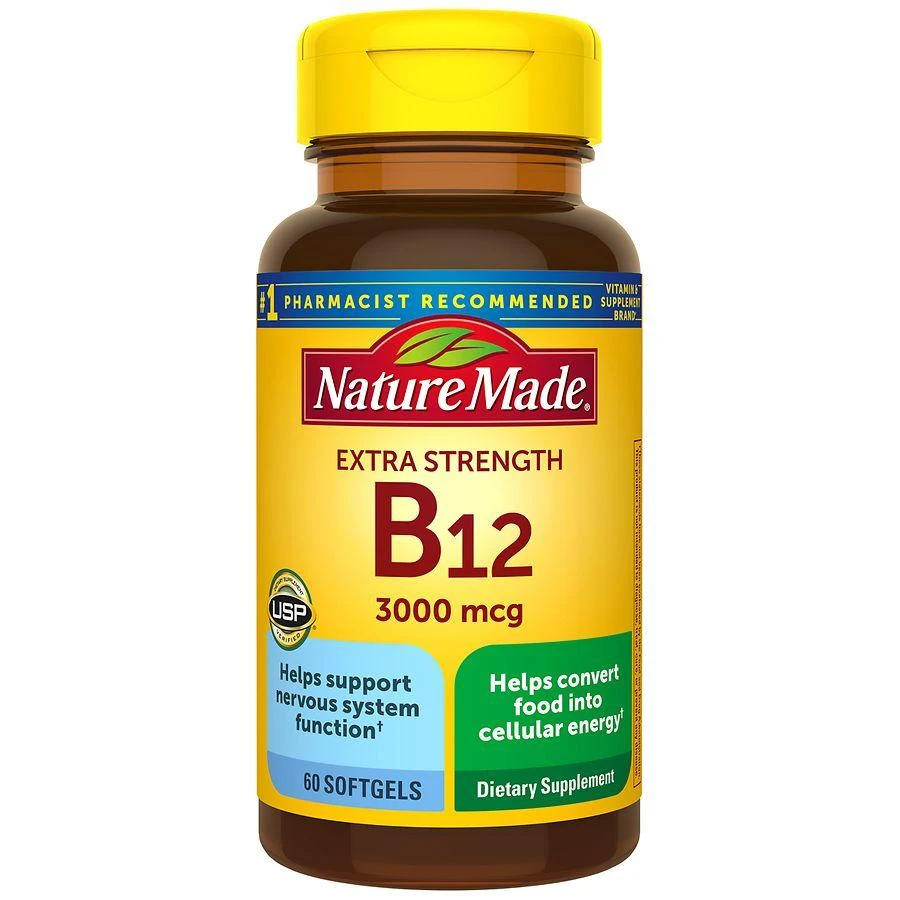 Nature Made Extra Strength Vitamin B12 3000 mcg Softgels 1