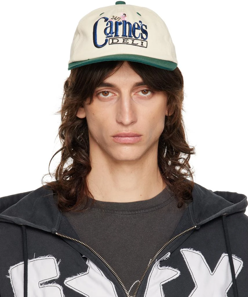 Carne Bollente Off-White & Green 'Carne Deli 24/7' Cap 1