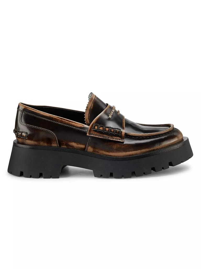 Alexander Wang Carter Lug-Sole Leather Loafers 1