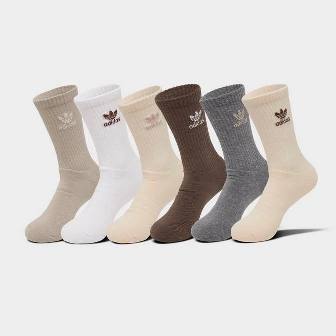 Adidas Women's adidas Originals Trefoil Cushion Crew Socks (6-Pack)