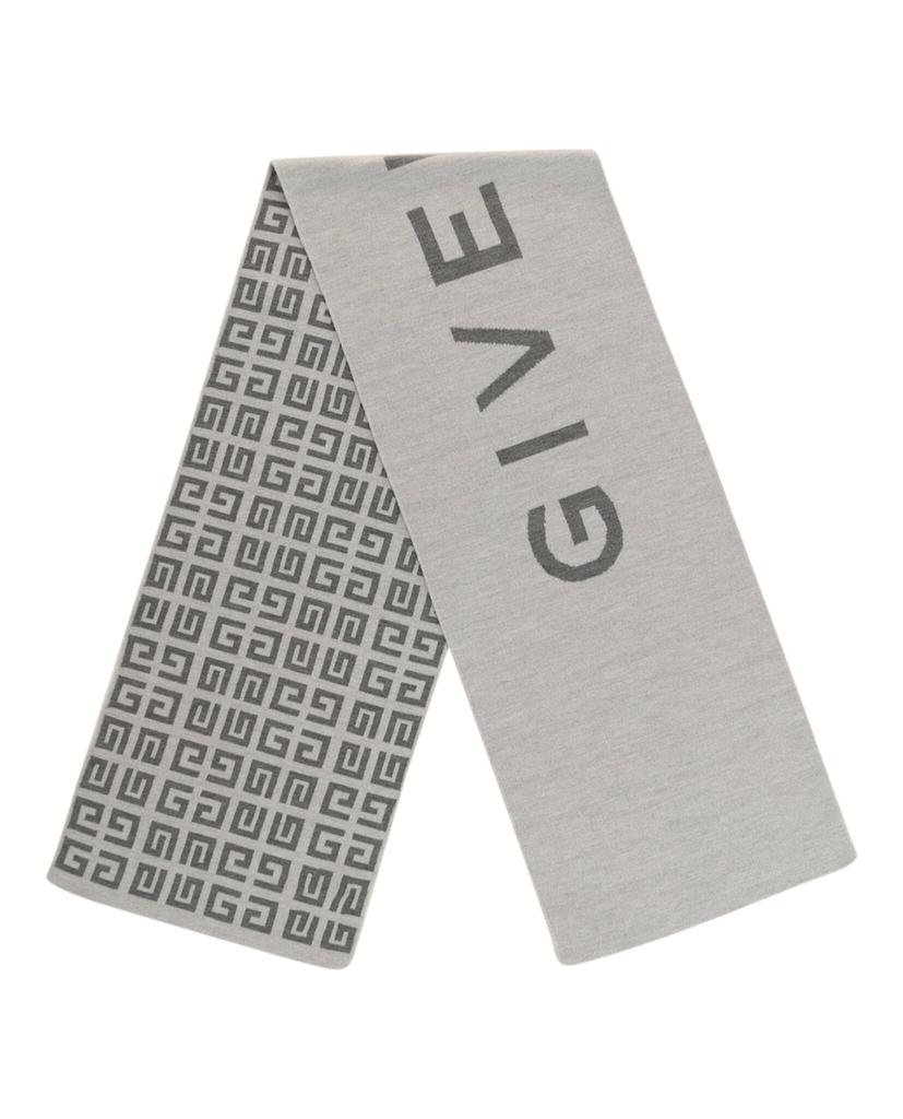 Givenchy Reversible Logo Wool Scarf