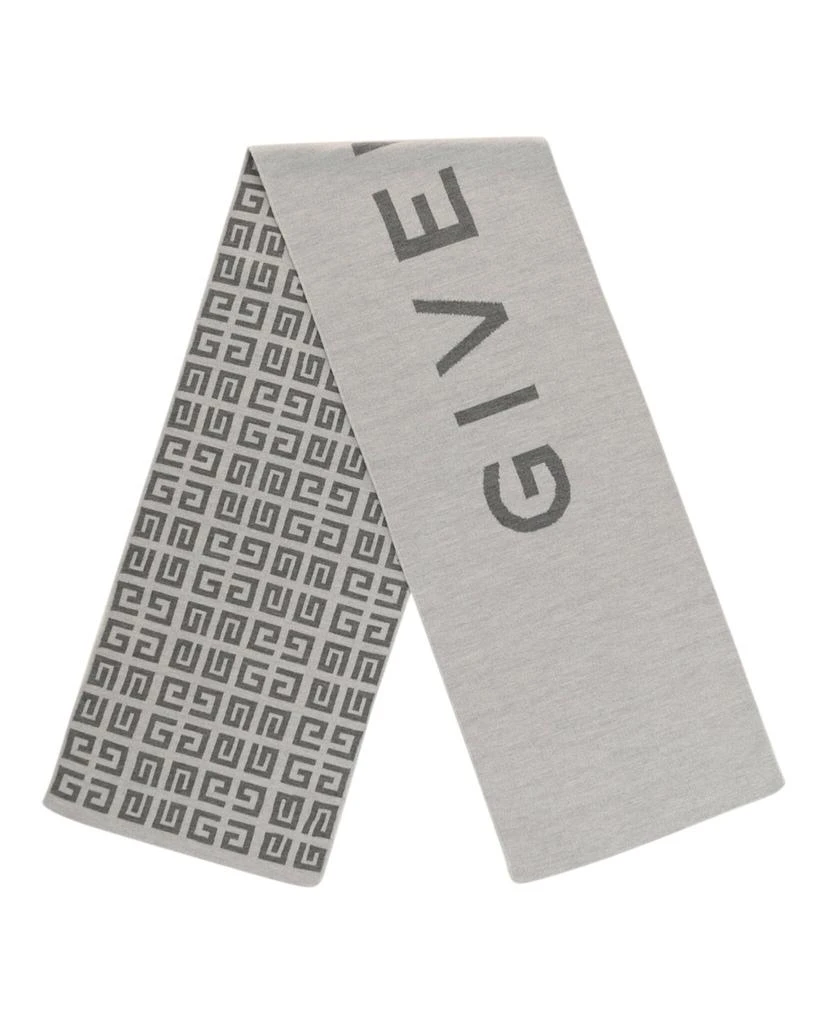 Givenchy Reversible Logo Wool Scarf 2