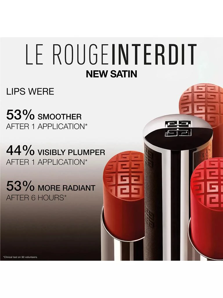 Givenchy Le Rouge Interdit Satin Hydrating Lipstick 6