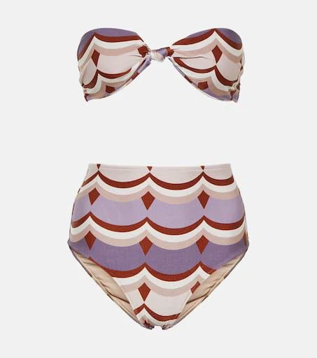 Adriana Degreas Vintage Waves printed bikini 1