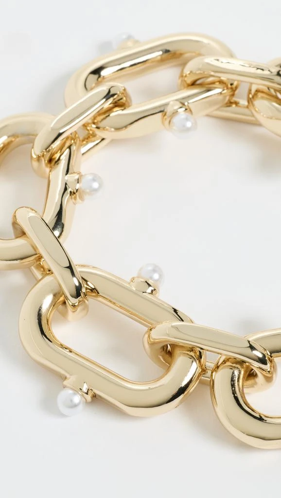 Kenneth Jay Lane Gold Links Bracelet 3