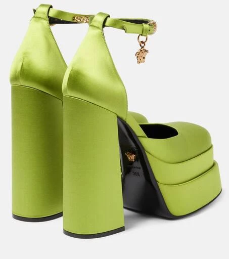 Versace Medusa Aevitas satin platform pumps 3