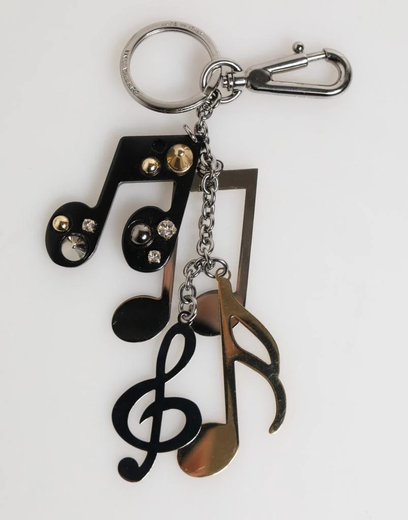 Dolce 
Gabbana Musical Note Key Holder Keychain Bag Charm Men
s Keyring