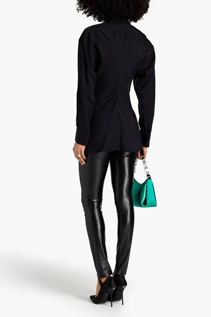 ALEXANDER WANG Ruched twill shirt 3