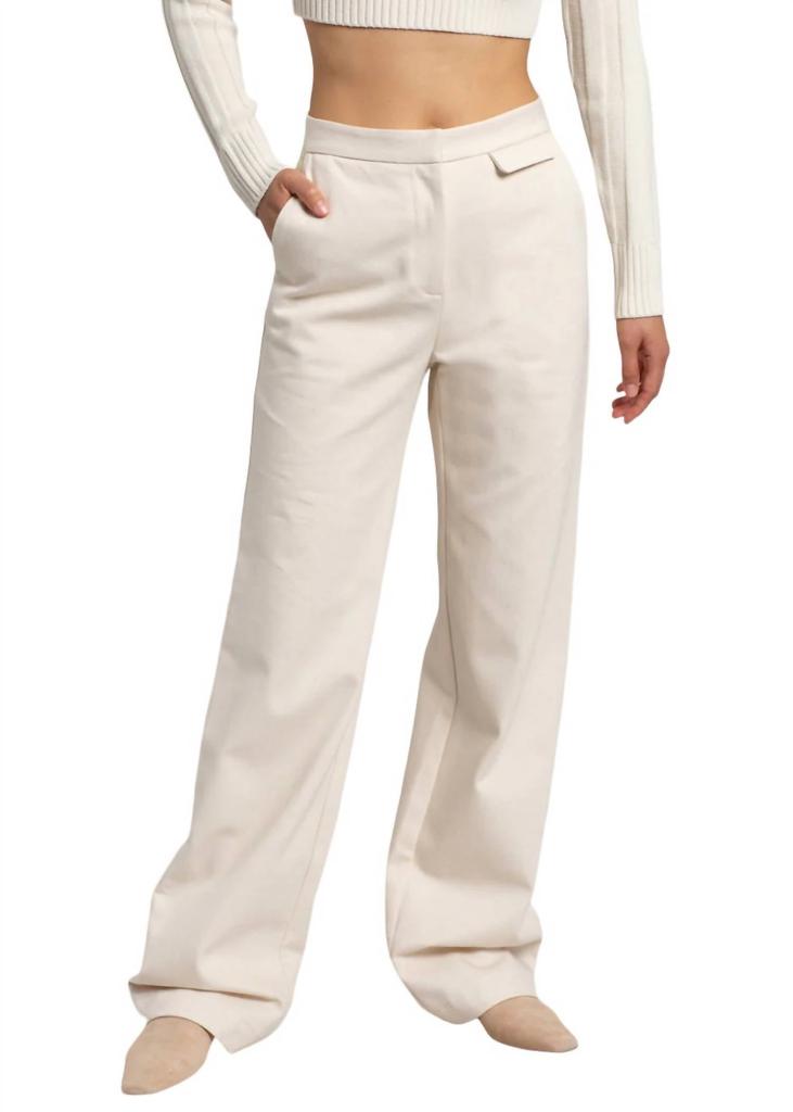 Matin Matin - HIGH RISE SLIM PANTS
