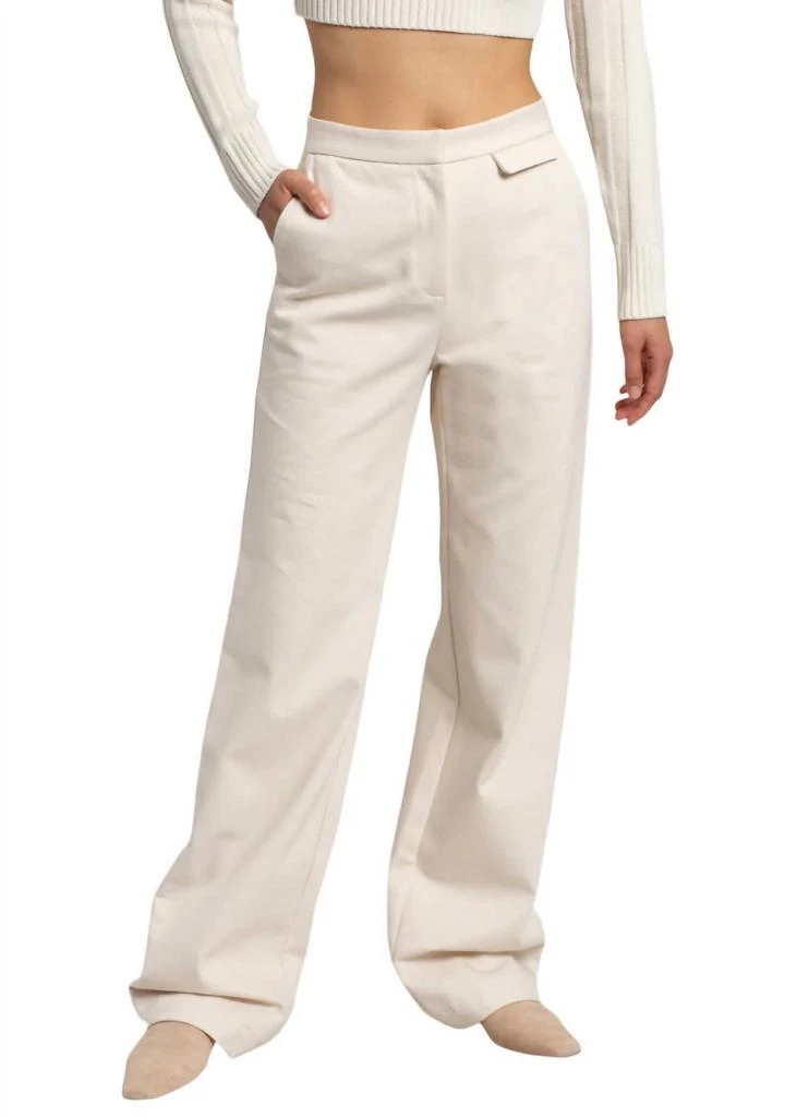 Matin Matin - HIGH RISE SLIM PANTS 1