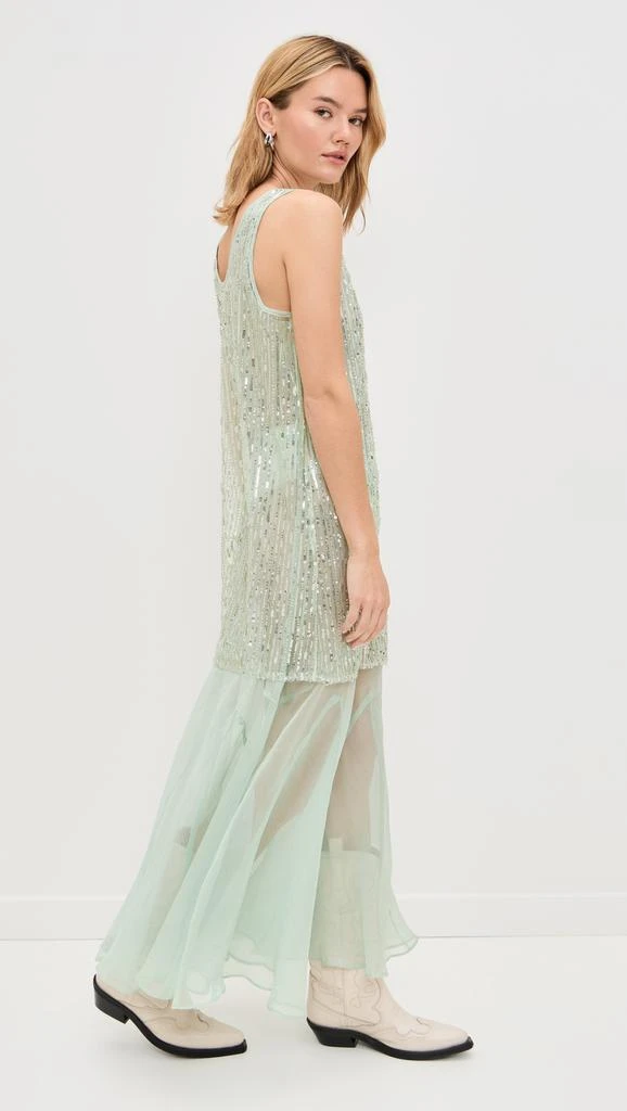 Endless Rose Sequins Overlay Chiffon Maxi Dress 3