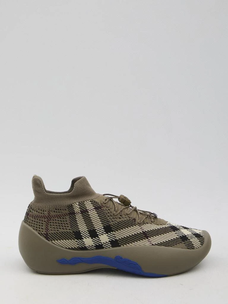 Burberry Check Knit Neptune Sneakers 1