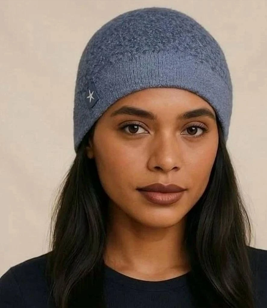 Barefoot Dreams CozyChic Lite Confetti‎ Beanie Hat Womens OS Gray Brown Knit Cap Barefoot Dreams | Accessories | Barefoot Dreams Cozychic  main image 2