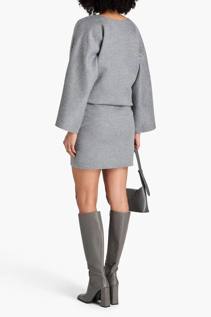 BY MALENE BIRGER Chambray brushed wool mini skirt 3