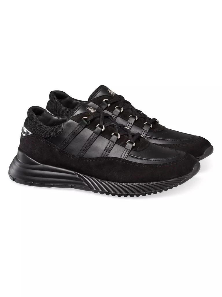 Stefano Ricci Suede and Calfskin Leather Sneakers 2