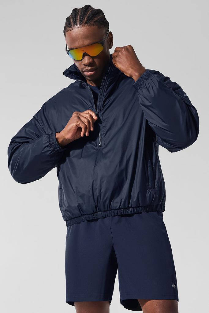 Alo Latitude Light Weight 1/2 Zip Pullover Jacket - Navy - Jackets Alo Latitude Light Weight 1/2 Zip Pullover Jacket - Navy - Jackets