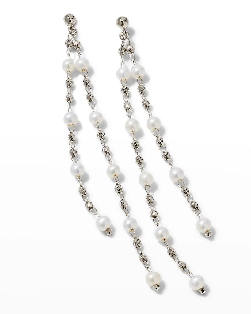 Platinum Born Debut Double Drop Earrings 3