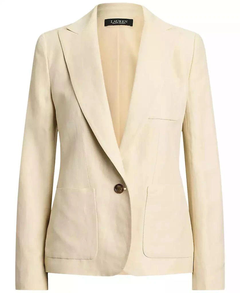 Ralph Lauren Women's Linen-Blend Twill Blazer 8