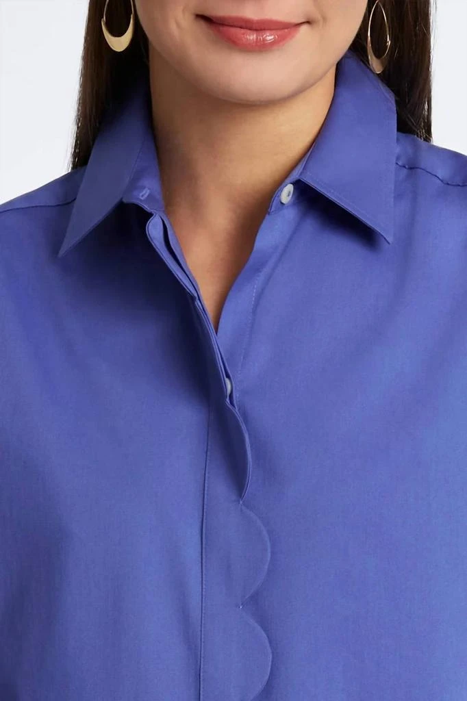 FOXCROFT Foxcroft - Layla Matte Satin No Iron Tunic 4