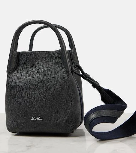 Loro Piana Bale Micro leather shoulder bag 6