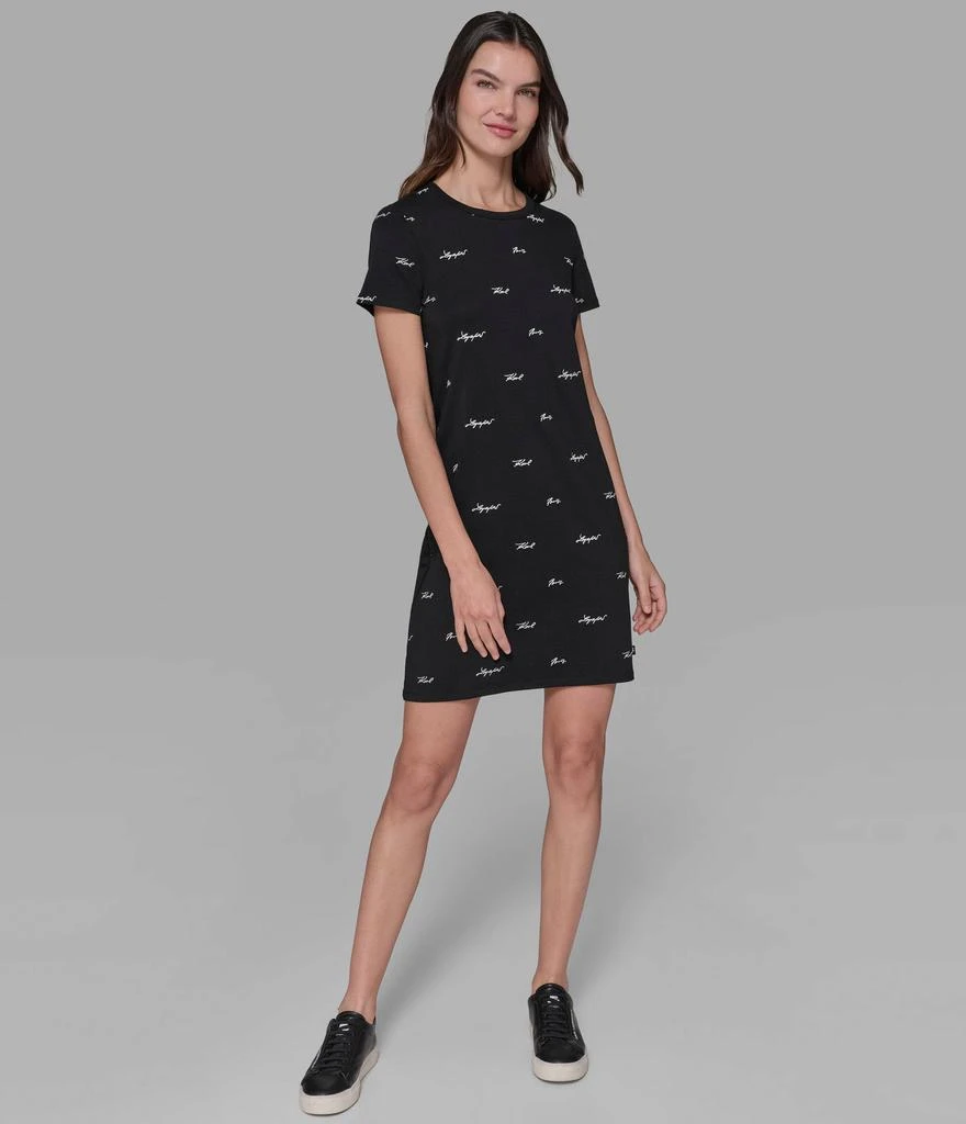 Karl Lagerfeld Paris KARL SIGNATURE T-SHIRT DRESS 4