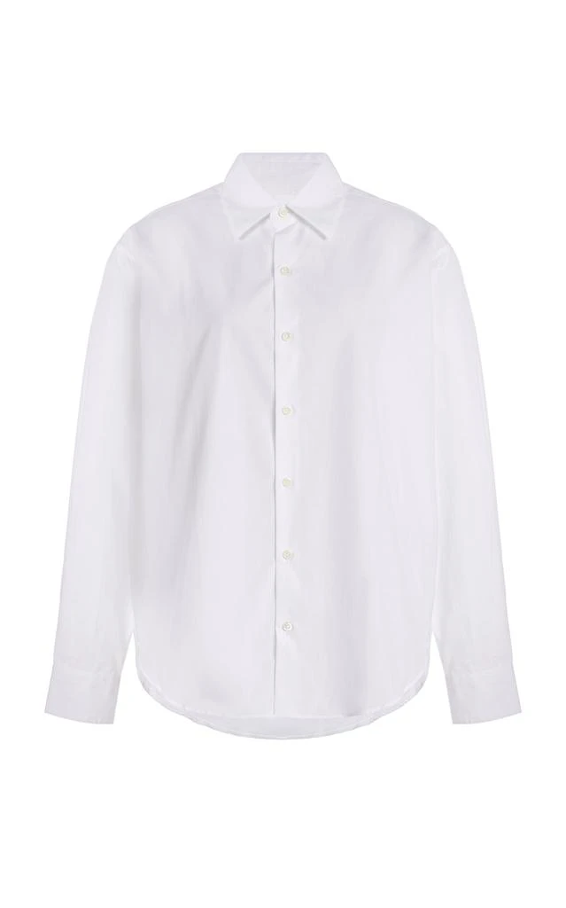 Comme Si Comme Si - Classica Cotton Poplin Shirt - White - L - Moda Operandi 1