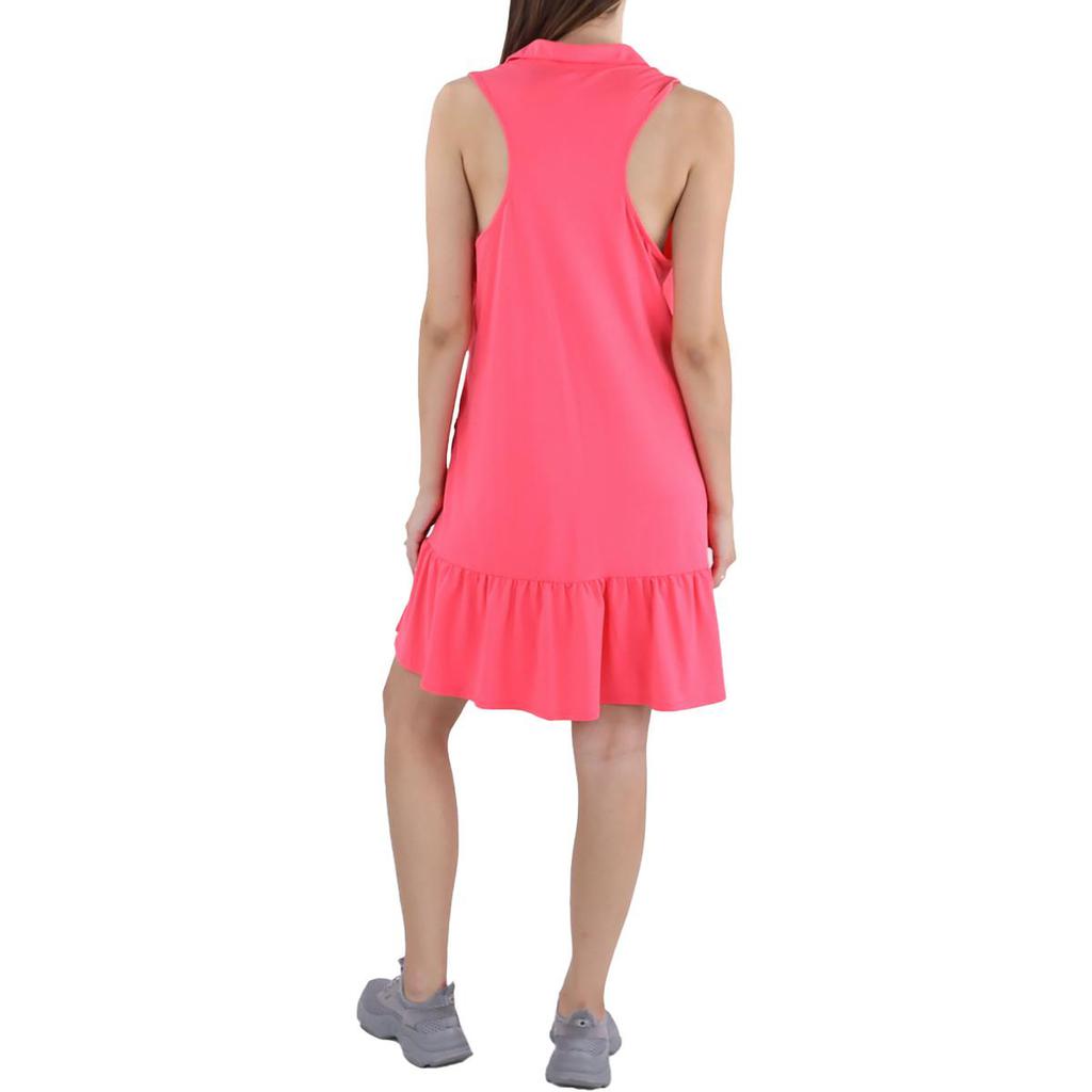 X by Gottex Womens Collared Tiered Mini Dress