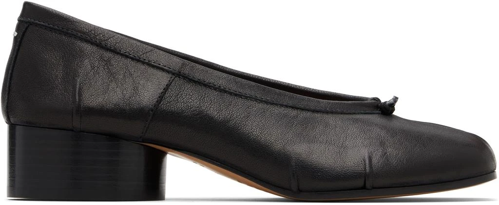 MAISON MARGIELA Black Tabi New Ballerina Heels