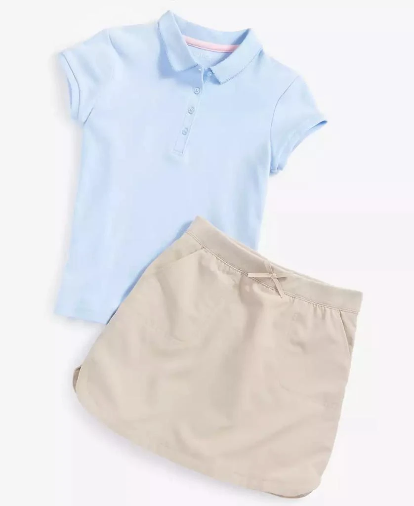 Nautica Little Girls Uniform Performance Scooter Shorts 3