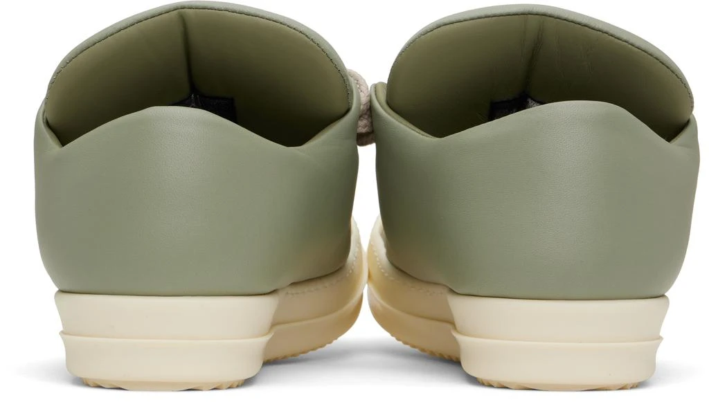 Rick Owens Green Hollywood Jumbolace Sneakers 2