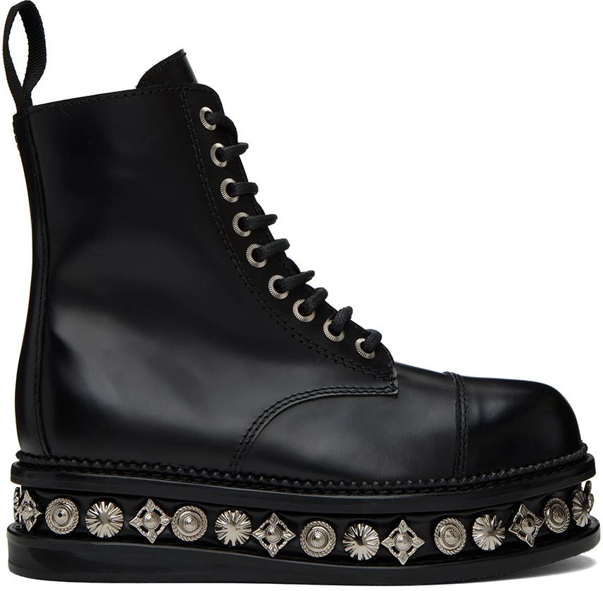 Toga Pulla Black Platform Boots 1