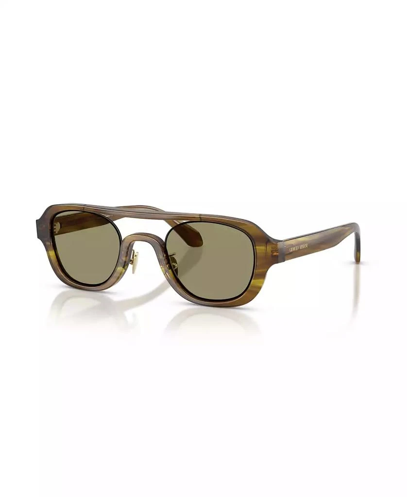 Giorgio Armani Men
s Geometric Sunglasses, AR8247
