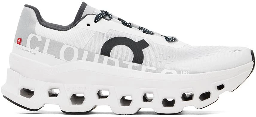 On White Cloudmonster Sneakers 1