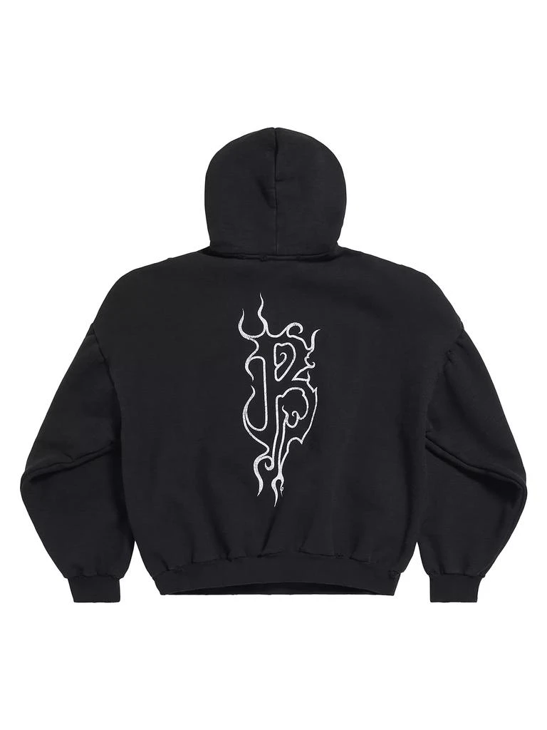 Balenciaga Darkwave Round Hoodie Oversized 2